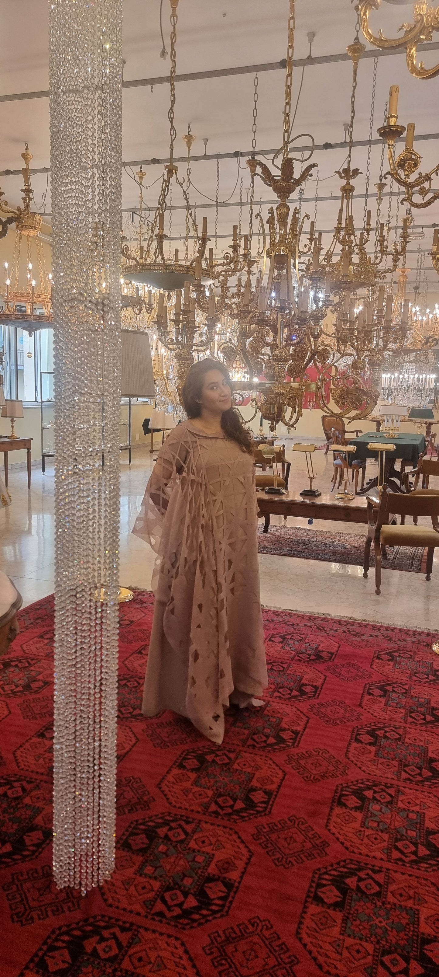 Islamic pattern shawl I شال بالزخرفة الاسلامية