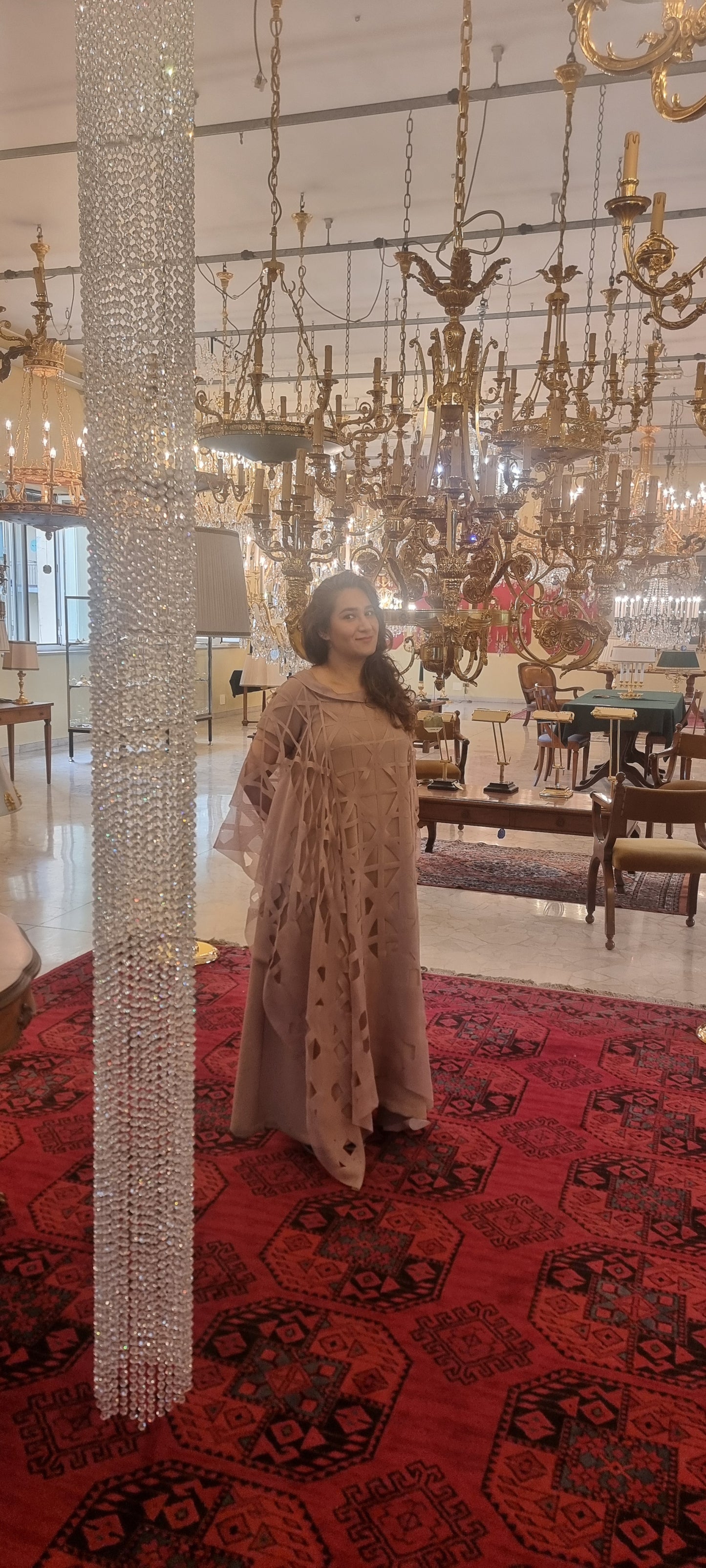 Islamic pattern shawl I شال بالزخرفة الاسلامية