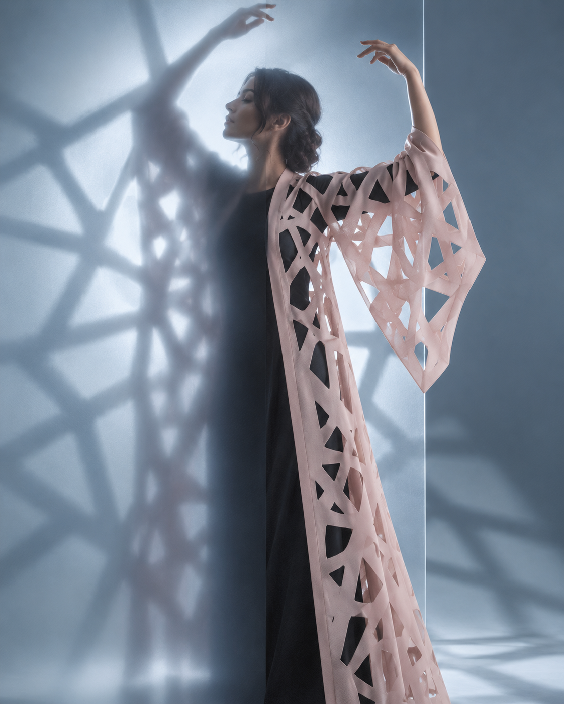 Islamic pattern shawl I شال بالزخرفة الاسلامية