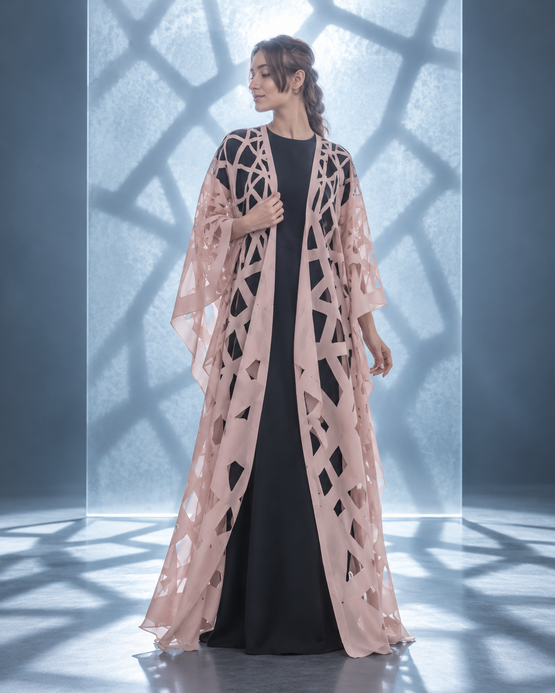 Islamic pattern shawl I شال بالزخرفة الاسلامية