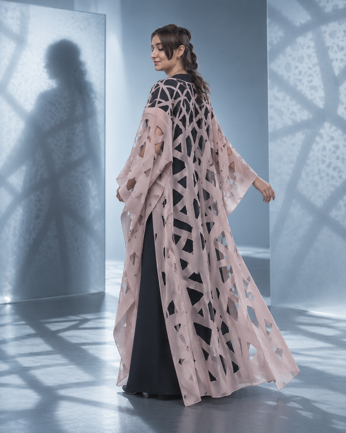 Islamic pattern shawl I شال بالزخرفة الاسلامية